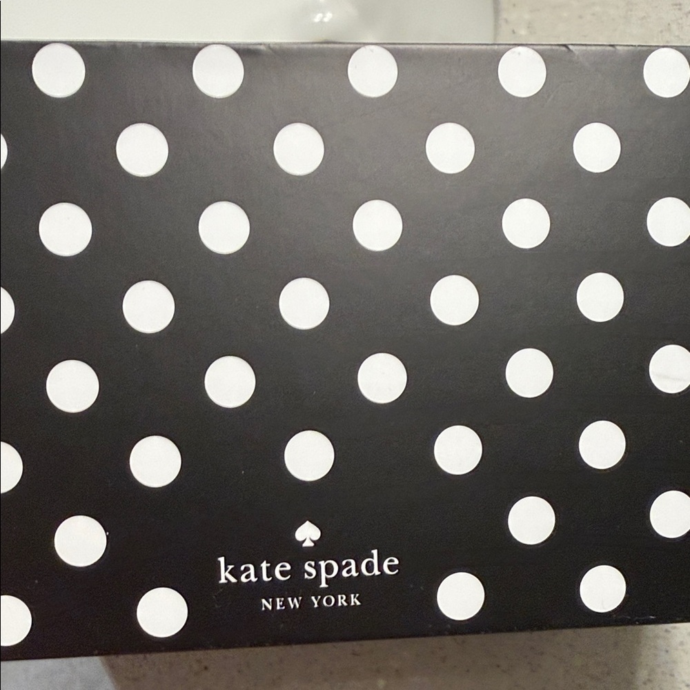 Kate Spade Black and White Polka Dot Box - Picture 7 of 8
